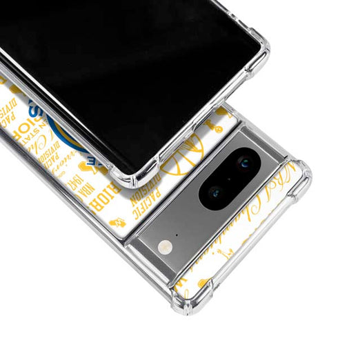 NBA Golden State Warriors Historic Blast Google Pixel 7a Clear Case